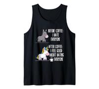 Prima del caffè odio Tutti Dopo Che Mi Sento Bene per odiare Canotta