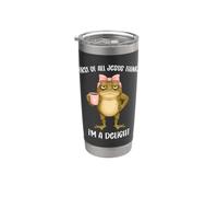 Prima di tutto Gesù pensa che io sia una delizia Christian Frog Meme Bicchiere termico in acciaio inox doppia parete