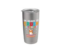 Prima elementare Here I Come First Grader Ragazze Ragazzi Prima elementare Bicchiere termico in acciaio inox doppia parete
