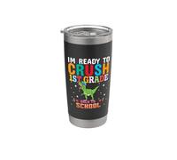 Prima elementare Here I Come First Grader Ragazze Ragazzi Prima elementare Bicchiere termico in acciaio inox doppia parete