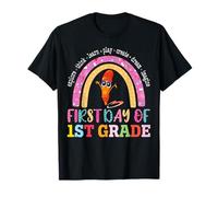 Prima elementare Here I Come First Grader Ragazze Ragazzi Prima elementare Maglietta