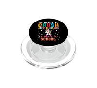 Prima elementare Here I Come First Grader Ragazze Ragazzi Prima elementare PopSockets PopGrip per MagSafe