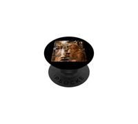 Prima il caffè Golden Retriever Amante del caffè e dei cani PopSockets PopGrip Adesivo