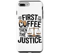 Prima Il Caffè L'umorismo Legale Della Giustizia Custodia per iPhone 7 Plus/8 Plus