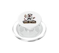 Prima Il Caffè, Poi Il Jiu-jitsu - Caffè E Jiu-jitsu PopSockets PopGrip per MagSafe