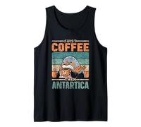 Prima Il caffè Poi L'antartide Retro Continente Antartide Canotta