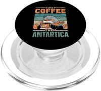 Prima Il Caffè Poi L'antartide Retro Continente Antartide PopSockets PopGrip per MagSafe