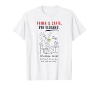 Prima Il caffè Poldo Espresso Italiano Divertente Maglietta