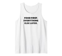 Prima Il Cibo. Poi Tutto Il Resto., detti Divertenti Canotta