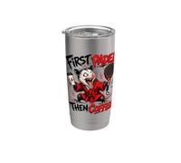 Prima Il Padel, Poi Il Caffè - Padel Coffee Opossum Bicchiere termico in acciaio inox doppia parete