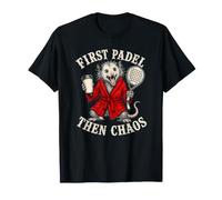 Prima Il Padel, Poi Il Chaos Coffee E Il Chaos Opossum Maglietta