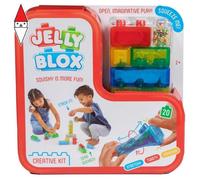Jelly Blox - Kit Creativo - 20 Mattoncini Tattili di Forme Diverse