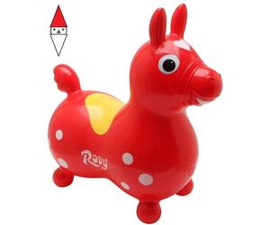 PRIMA INFANZIA LEDRAPLASTIC CAVALLO RODY ROSSO 8002