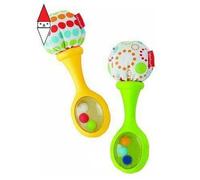 Fisher-Price Little People Maracas Baby Scoperte, 2 Coloratissime Maracas da Afferrare, Scuotere e Suonare, Giocattolo per Bambini 3+ Mesi