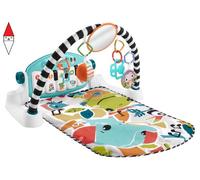 FISHER-PRICE - PALESTRINA BABY PIANO, SET MUSICALE PORTATILE CON 3 LIVELLI DI APPRENDIMENTO SMART STAGES, INCLUDE 10 GIOCATTOLI COLLEGABILI