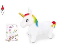 Unicorno Gonfiabile Cavalcabile Gioco Per saltare Rimbalzante Bambini 18m +