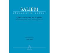 Prima la musica e poi le parole: Divertimento teatrale in un atto. Operetta a quattro voci. Klavierauszug