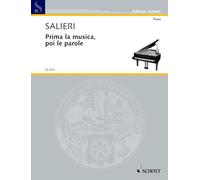 Prima la musica, poi le parole chant: Divertimento teatrale. 2 Bässe, Mezzosopran, Sopran und Orchester. Klavierauszug.