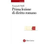 Prima lezione di diritto romano [Paperback] [Apr 07, 2023] Stolfi, Emanuele