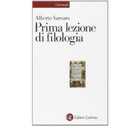 Prima lezione di filologia