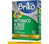 Prima Linea Briko Intonaco per Interni Da Kg. 1 Pezzi 12 0001IG