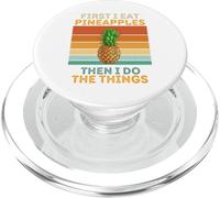 Prima mangio ananas poi faccio le cose amanti della frutta PopSockets PopGrip per MagSafe