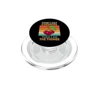 Prima mangio ciliegie poi faccio le cose ciliegie vintage PopSockets PopGrip per MagSafe