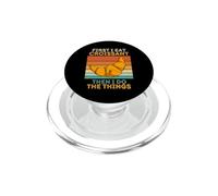 Prima mangio croissant poi faccio le cose Croissant vintage PopSockets PopGrip per MagSafe