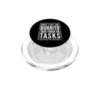 Prima mangio il burrito, poi faccio i compiti. PopSockets PopGrip per MagSafe