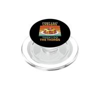 Prima mangio lasagne poi faccio le cose Lasagne Vintage PopSockets PopGrip per MagSafe