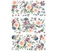 Prima Marketing Watercolor Bloom 24"x35" Trasferimento, Legno, 24x35
