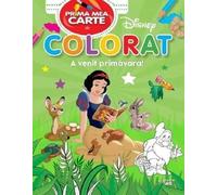 Prima mea carte de colorat. A venit primavara!