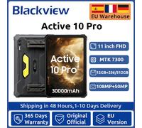 [Prima mondiale] Blackview Active 10 Pro tablet robusti 5G MTK 7300, Display FHD + da 11 ", fotocamera da 108mp con batteria da 12GB 512GB, 30000mAh Active 10 Pro 256GB