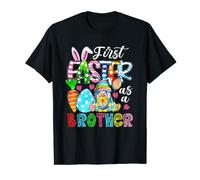 Prima Pasqua da fratello, coniglietto di Pasqua, gnomo aspetta un bambino Maglietta