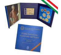 Prima Serie in Euro Anno 2002 Italia, Un RICORDO dei Primi Euro Italiani coniati nel 2002 e confezionati nell'originale Blister Pack della Zecca Italiana.