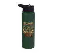 Prima sono venuti per gli immigrati che ho parlato dei diritti umani Stainless Steel Insulated Water Bottle