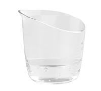 Prima tazza per la raccolta del latte di misurazione per l'alimentazione del bambino, misura 35 ml - tazza con scale di misurazione della luce, tazza angolare riutilizzabile per l'allattamento al seno