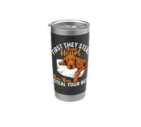 Prima ti rubano il cuore - Irish Setter Red Setter Dad Bicchiere termico in acciaio inox doppia parete
