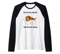 Prima Ti rubano Il Cuore, Poi Ti rubano Il Letto Maglia con Maniche Raglan