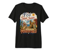 Prima Volta' a San Juan Puerto Rico Adventure Maglietta Premium