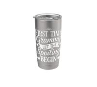 Prima Volta Grammy Lasciate che il Spoiling Begin Orgoglioso Nonna Bicchiere termico in acciaio inox doppia parete