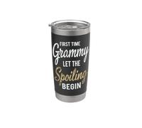 Prima Volta Grammy Lasciate che il Spoiling Begin Orgoglioso Nonna Bicchiere termico in acciaio inox doppia parete