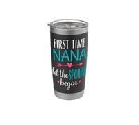 Prima Volta Nana Lasciate che il Spoiling Begin Orgoglioso Nonna Bicchiere termico in acciaio inox doppia parete