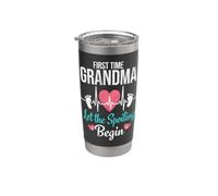 Prima Volta Nonna Lasciate che il Spoiling Begin Orgoglioso Nonna Bicchiere termico in acciaio inox doppia parete
