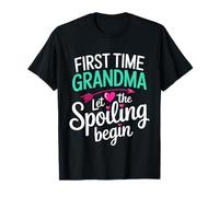 Prima Volta Nonna Lasciate Il Spoiling Begin Divertente Nonna Maglietta