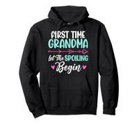 Prima Volta Nonna Lasciate Il Spoiling Begin Nonna Nonna Felpa con Cappuccio