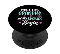 Prima Volta Nonna Lasciate Il Spoiling Begin Nonna Nonna PopSockets PopGrip Adesivo