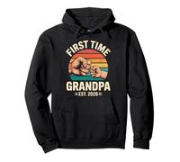 Prima Volta Nonno EST 2026 Festa del papà Presto per Essere Nonno Felpa con Cappuccio