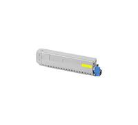 PrimA4 - 43865721 Giallo Toner Compatibile con Stampanti Oki C5850DN, C5950DN, 5950DTN, MC560N -6k Pagine