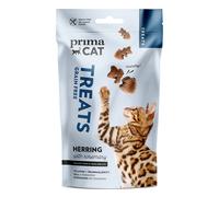 PrimaCat Crunchy Treats con Aringa & Rosmarino Snack gatto - 40 g